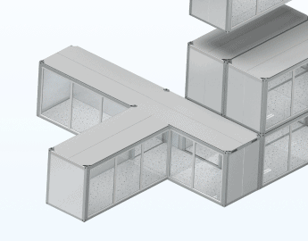 Containergebäude von Hacobau GmbH