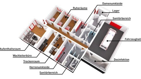 Mobile Rettungswache günstig bauen in Systenbauweise