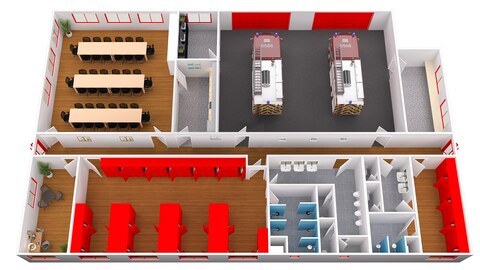 Neubau Feuerwache , Feuerwehrgeraetehaus bauen Neubau Feuerwache , Feuerwehrgeraetehaus