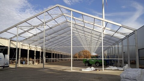 Industriezelte von Hacobau GmbH günstig kaufen Zelthallen von Hacobau GmbH günstig kaufen