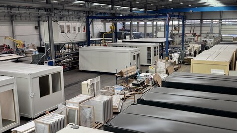 Bürocontainer und Sanitärcontainer von Hacobau Gmbh günstig kaufen Bürocontainer von Hacobau GmbH