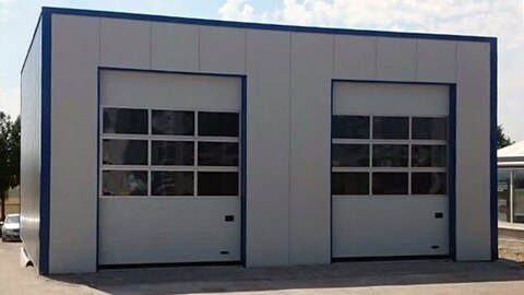 Werkstatthallenbau Werkstatthallen Stahlhallenbau Fertighallen als Werkstatthalle von Hacobau GmbH