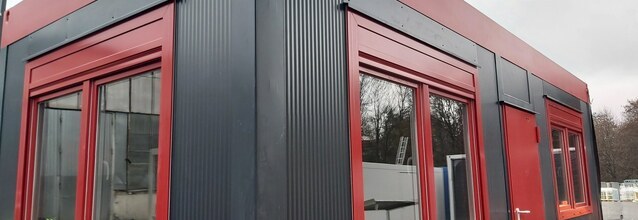 Bürocontainer aus Stahl von Hacobaucontainer von Hacobau aus Stahl