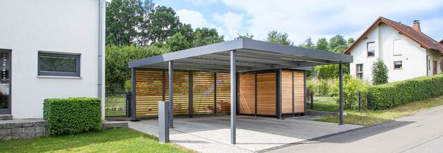 Metallcarport-doppelcarport-Hacobau GmbH carports von Hacobau GmbH günstig kaufen