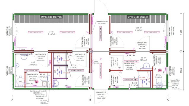 Mannschaftscontainer Aufenthaltscontainer Pausencontainer von Hacobau für Feuerwehren