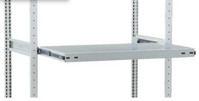 Ausziehbarer Fachboden von Hacobau GmbH Ausziehbarer Fachboden Ordnerregal