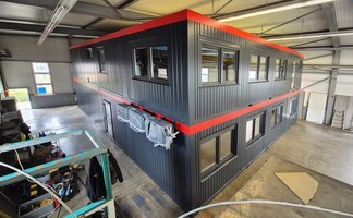 Bürocontaineranlage von Hacobau GmbH Bürocontainer von Hacobau GmbH