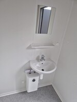 WC-Container von Hacobau GmbH innen Sanitärcontainer von Hacobau GmbH innen