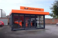 Büropavillon Sixt Autovermietung