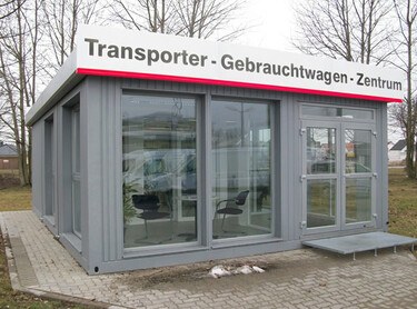 Büropavillon  Verkaufsbüro Pavillon Mobilräume Raummodule