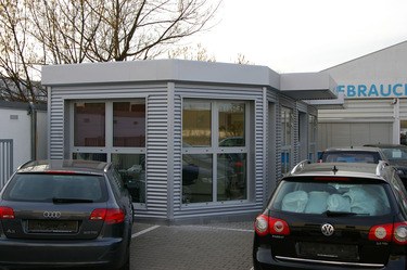 Bürocontainer mit Aluwelle für Volkswagen AH Koelbl