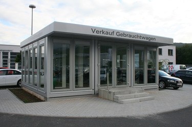 Verkaufscontainer Audi AH Grampp