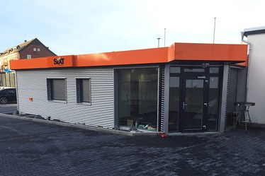 Verkaufspavillon für Sixt Agentur Bottrop