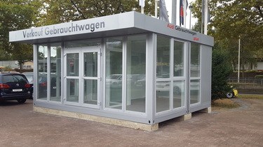 Verkaufspavillon Verkaufscontainer Büropavillon