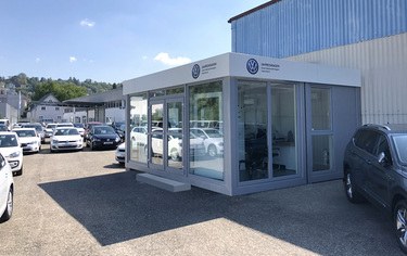 Verkaufspavillon Verkaufscontainer Büropavillon günstig bauen