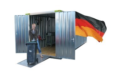 Baucontainer verzinkt günstig kaufen ab Hersteller.