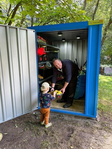 Lagercontainer für Schulen