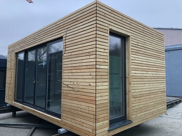 Raummodule Holzfassade von Hacobau GmbH günstig kaufen