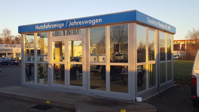 Verkaufspavillon Verkaufscontainer Büropavillon