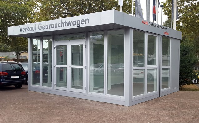 Verkaufspavillon Verkaufscontainer Büropavillon