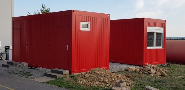 Baucontainer, Aufenthaltscontainer und Sanitärcontainer günstig kaufen