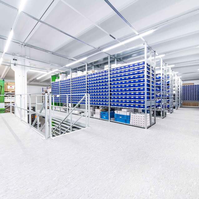 Weitspannregale günstig kaufen bei Hacobau GmbH Weitspannregalanlage günstig kaufen bei Hacobau GmbH