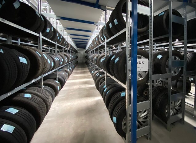 Reifenregale von Hacobau GmbH Reifenregale Reifenlager Reifenlagerung von Hacobau GmbH