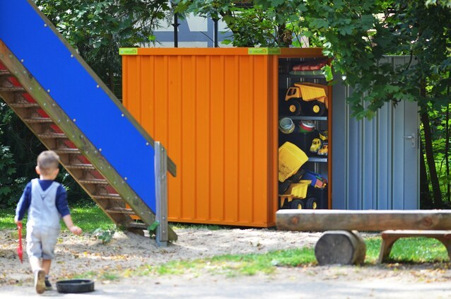 Lagercontainer für Kindergärten