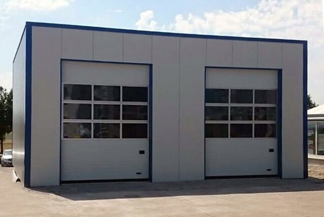 Werkstatthallenbau Werkstatthallen Stahlhallenbau Fertighallen als Werkstatthalle von Hacobau GmbH