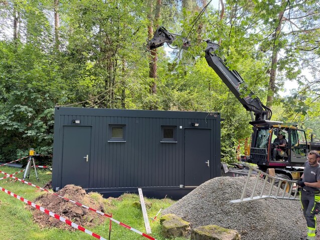 Sanitaercontainer Toilettencontainer WC-Container von Hacobau GmbH Sanitärcontainer von Hacobau GmbH günstig kaufen